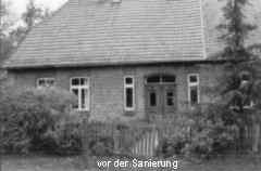Das Wohnhaus vor der Sanierung